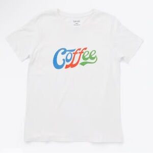 Ban.do Women’s graphic tee XL Coffee cotton retro NWT